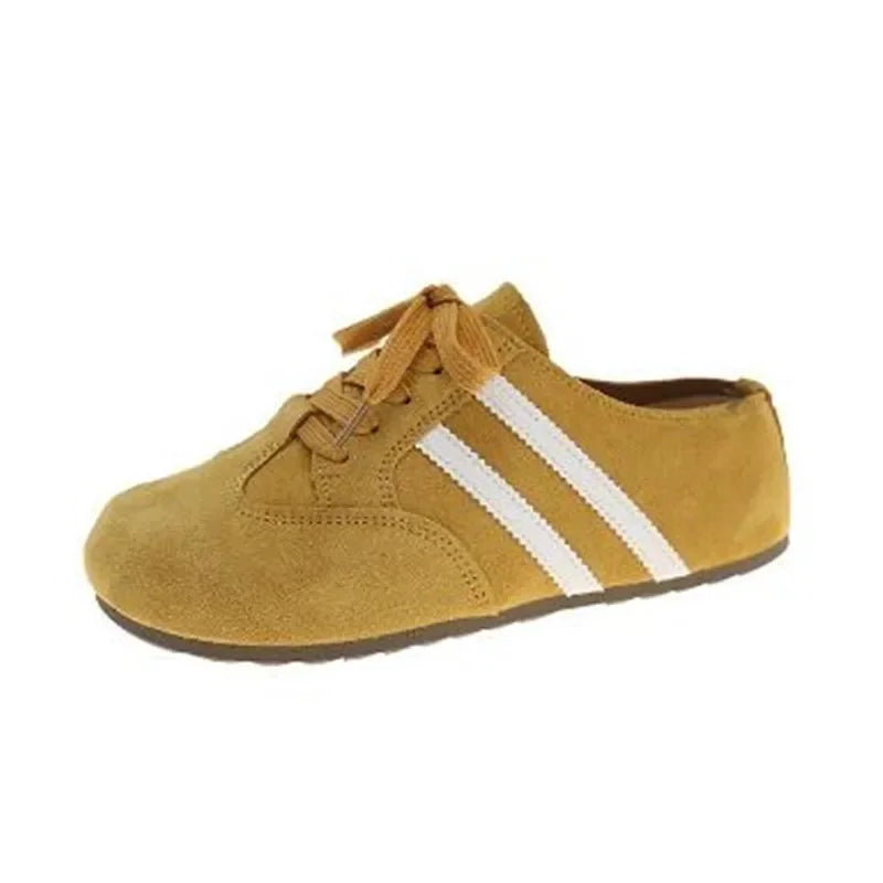 2025 Casual Sneakers Woman Shoes Slippers Flats Platform Sandals Mules NEW Brand Designer Lace Up Loafers Summer Womens Sneakers