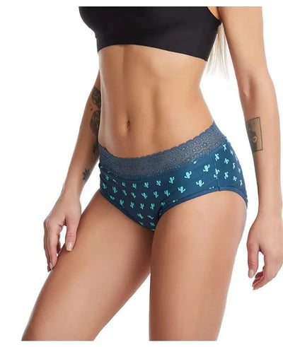 Women's Seamless Physiological Underwear 4-Layer Leak-Proof Menstrual Period Panties Breathable Antibacterial Menstrual Briefs