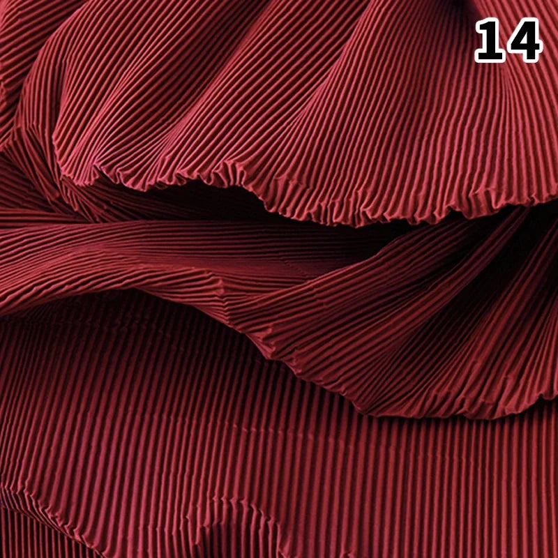 Wrinkled Texture Fabric Background Printmaking Material DIY Wedding Celebration Women Dress Suit Diy Sewing Material