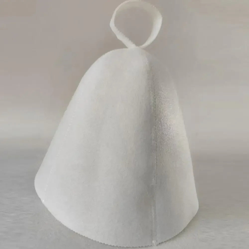 sauna Anti Heat Sauna Hat Thicken Wool Felt Shower Cap Women Men Steam Bath Shower Hair Turban Quickly Towel Drying Towel Hats