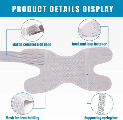 Knee Brace with Side Stabilizers Relieve Meniscus Tear Knee Pain ACL MCL Arthritis,Joint Pain,Breathable Adjustable Knee Support