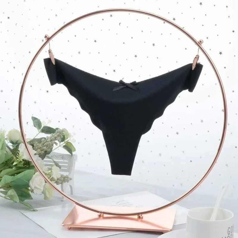 Women's Sexy Thongs G-string Underwear Panties Thin Breathable Low Waist T back Female Seamless Comfortable Thong Lingerie