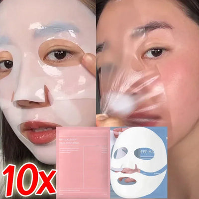 Bio-Collagen Face Mask Hydrogel Soft Gel Refreshing Brightening Hydrating Overnight Mask Deep Moisturizing for Women Skin Care