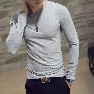 Tennis T Shirts Men Long Sleeve T-Shirt Sportswear Fitness T Shirts for Men Slim Fit T Shirts Designer Solid Tees Tops