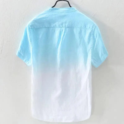 Men's Half-sleeved Trendy and Versatile Gradient Shirts