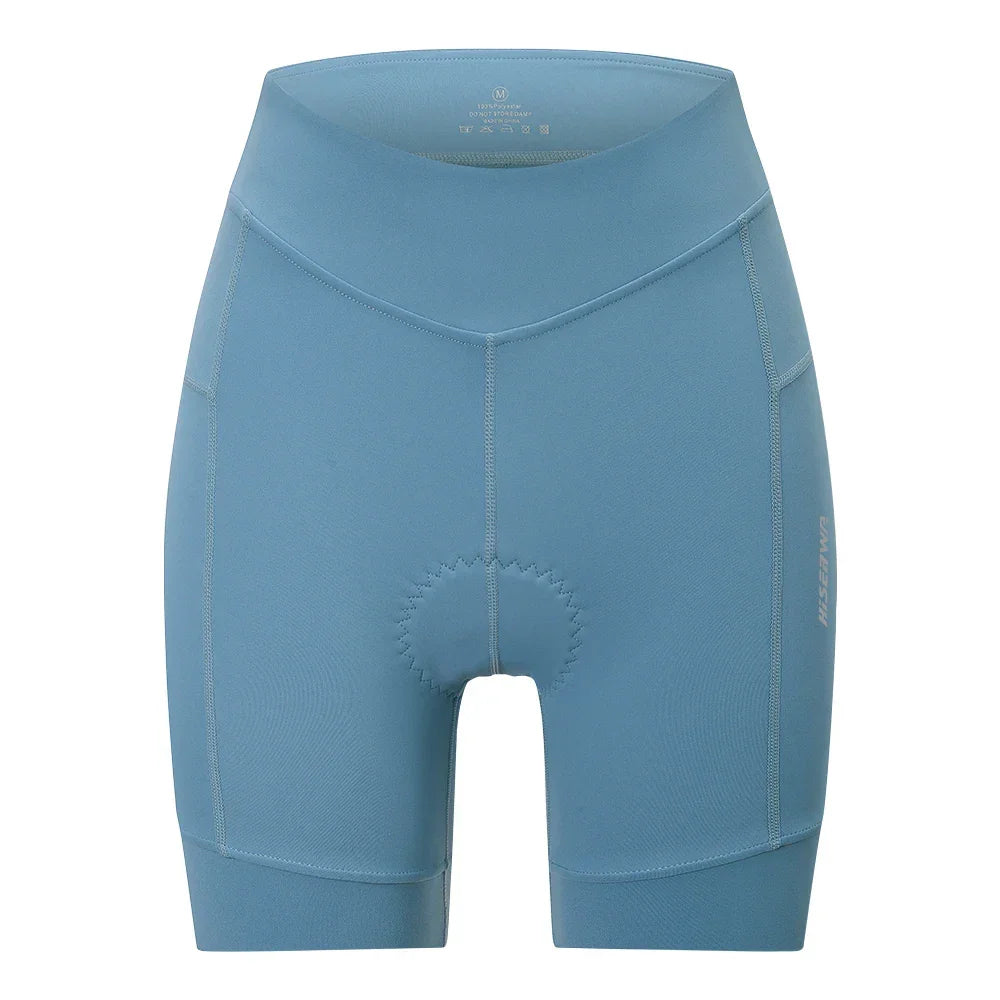 HISERWA Women Cycling Shorts High Quality MTB Bike Shorts 6 Hours Riding Shockproof Pad Breathable Lycra Sports Bicycle Tights