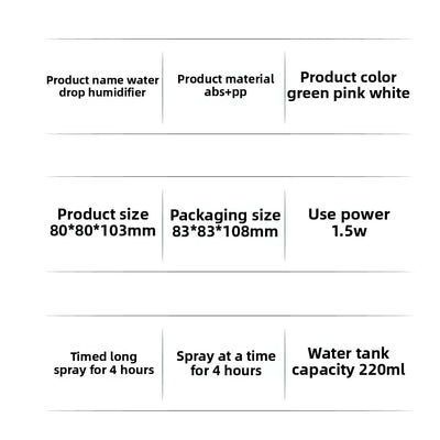 Car Diffuser Humidifier Auto Air Purifier Air Freshener with Colorful Atmosphere Lamp For Car Aromatherapy Diffuser Fresh