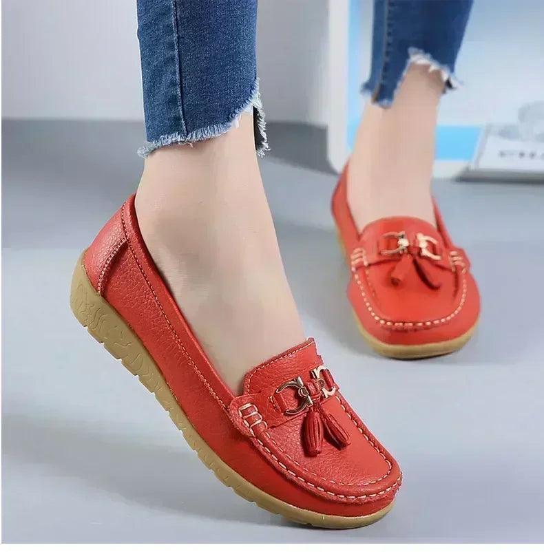 Women slip on loafers flat shoes moccasins casual sneakers