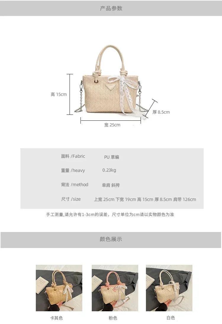 High-quality designer tote bag for women - spacious leather handbags with reinforced handles & fashionable metal logo