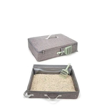 1PC Pet Litter Box, Extra Large, Splash Proof, Waterproof, Portable, Foldable, And Mobile For Outdoor Use