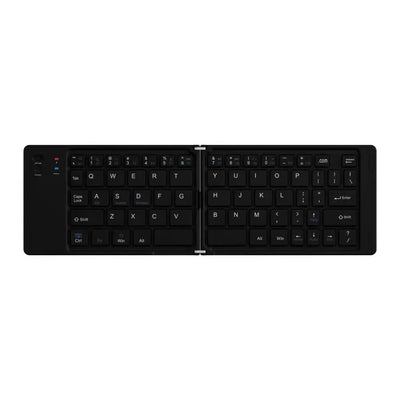 Mini Wireless Folding Keyboard Slim Design Lightweight Bluetooth Keyboard Rechargeable Portable Foldable Keyboard Travel