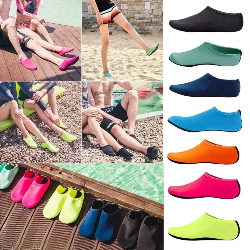 Non-Slip Unisex Water Shoes for Swimming Diving Beach Summer Aqua Socks Flat Sandal Seaside Sneakers for Men Women Accessories