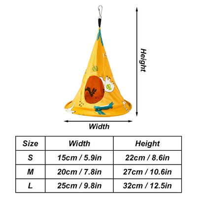 1pc Parrot Hammock Tent Bird Summer Hammock Sleep Bed Home Hanging Nest House Pet Cloth Lightweight Hammock for Hamster Bird