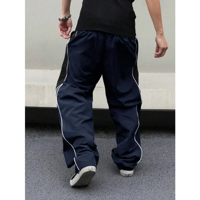 Men Casual Joggers Pants Fashion Streetwear Oversized Sports Wide Leg Pants Hip Hop Y2k Sweatpants High Waist Baggy Trousers