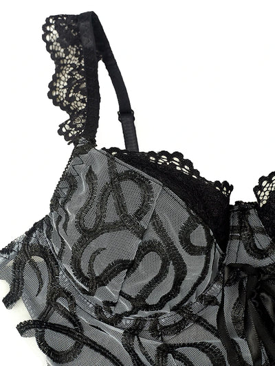 Women Lace Crop Tops Y2K Aesthetic