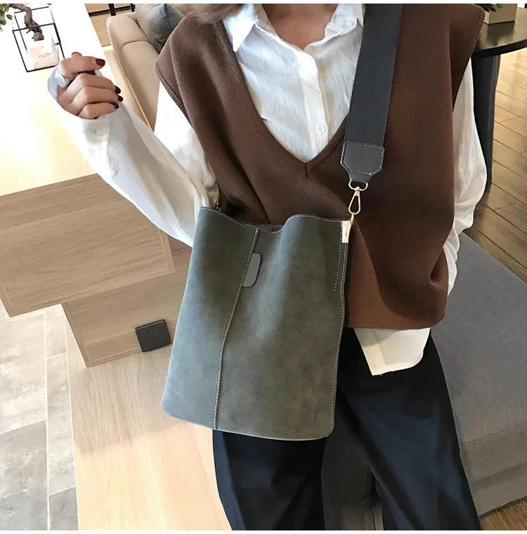 Designer handbags ladies bucket bag pu leather shoulder large capacity crossbody bags for women high quality new tote