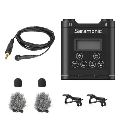 Saramonic SR-R1 Miniature Handy Recorder with Lavalier Microphone for Wedding Videography Interview, Filming and Recording
