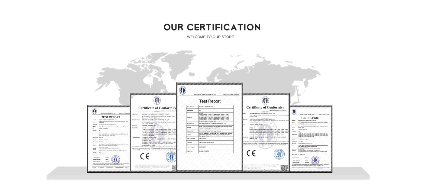 Full Size Amethyst Tourmaline PEMF Infrared Mats With Crystal Sauna Effect FIR Therapy Heating Carpet