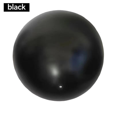 Yoga Ball-Matte Textured Reinforced Anti-Burst Back-Supporting Ball with Handles Gymnastics Ball Fitness Pilates Ball
