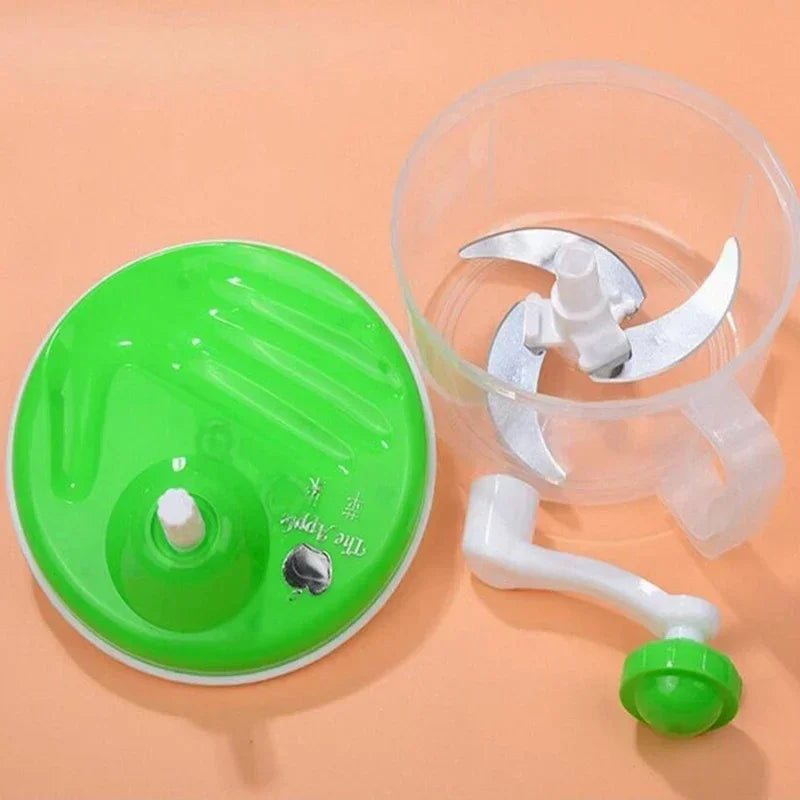 Multi-function Manual Food Processor, Meat Grinder, Mincer, Vegetable Chopper, Shredder Cutter, Garlic Mixer, Blenderd Chopper