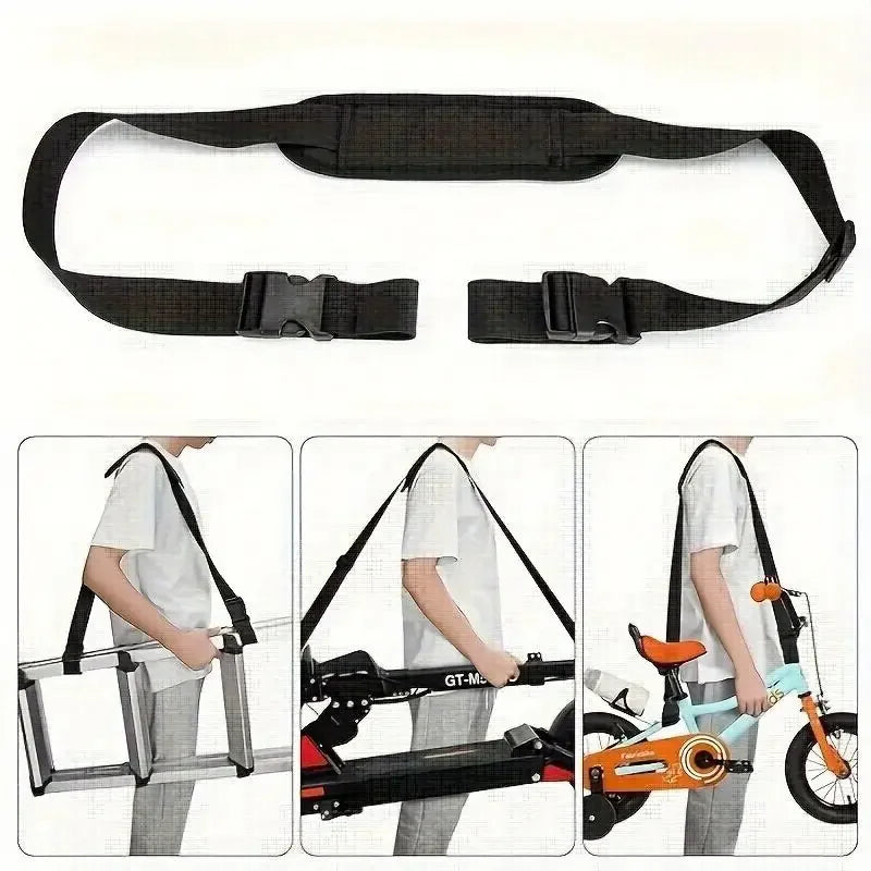 Adjustable Scooter Shoulder Straps Belt Skateboard Hand Carrying Handle Belt Webbing For Skateboard Accessories ﻿﻿﻿Durable