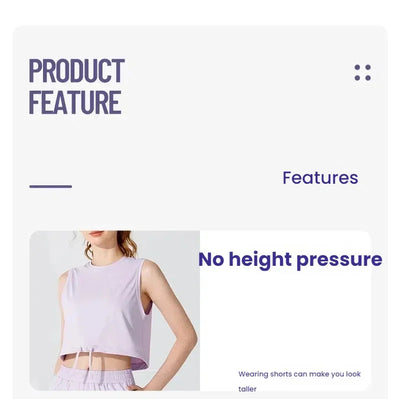 Women's Workout Vest Fitness T-Shirt  Activewear