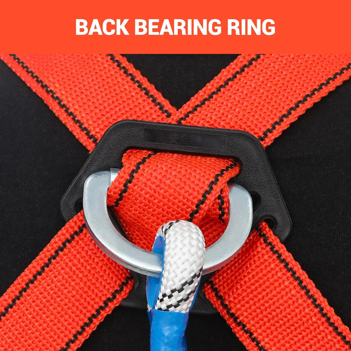 Safety Harness for Work in Height with 2M Safety Rope Belt Carabiner Outdoor Climbing Industrial Full Body Security Protection