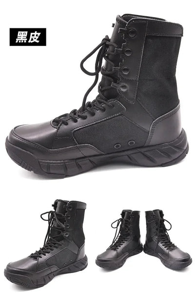 Outdoor Climbing Training Water Resistant High Shoes Hunting Hiking Tactical Boots Men Women Hunting Hiking Desert  Boot