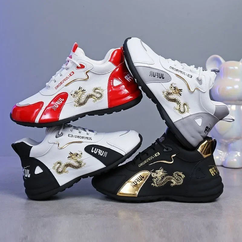 Women Designer Sneakers 2025 Summer Leather Waterproof Casual Sports Shoes Women Lightweight Breathable Non-slip Platform Shoes