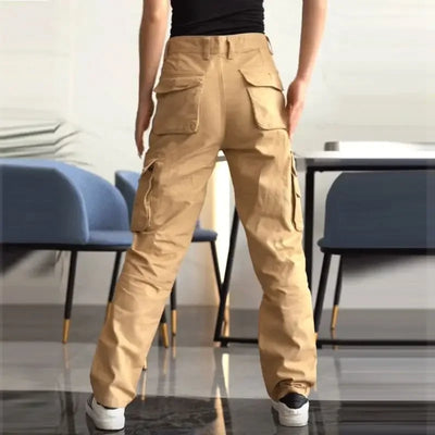 Male Trousers Work Wear Men's Straight Cargo Pants Multipockets Multi Pocket Spring Summer Luxury Luxury Casual Street Cheapest