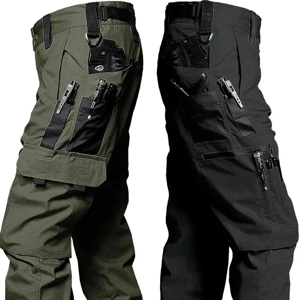 Tactical Cargo Pants Mens Multi Pocket Casual Trousers Waterproof Outdoor Cargo Pants Male Outwear Wear-resisting Trousers