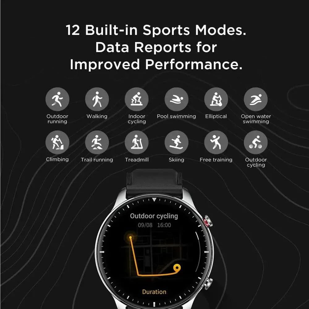 Amazfit GTR 2 Smartwatches No New Smart Watch For Men Waterproof 5ATM GPS 95New Exhibition SportsWatch Mens Refurbished Watch