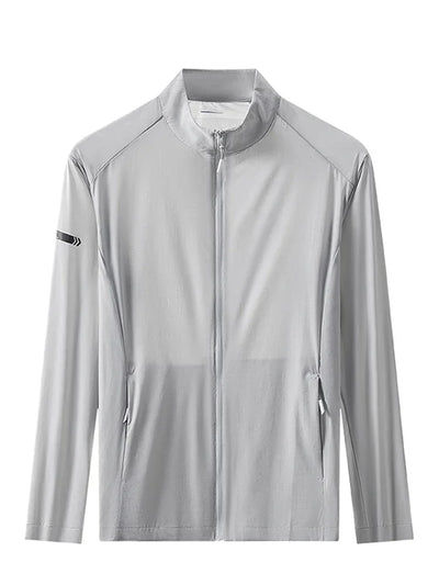 Summer Men's Jackets UV Blocking Skin Coats UPF40+ Sunscreen Outdoor Clothing Sun Protection Thin Windbreakers Big Size 8XL