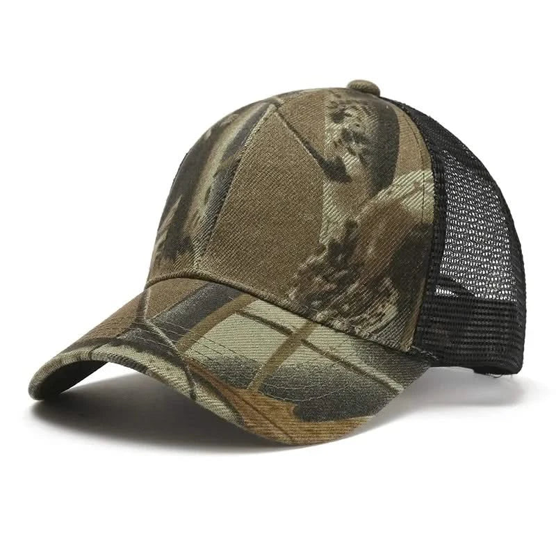 Fashion Camouflage Baseball Hats for Men and Women Summer Hats Outdoor Sports Sunshade Net Hats Curved brimmed Hats Sunscreen Ha