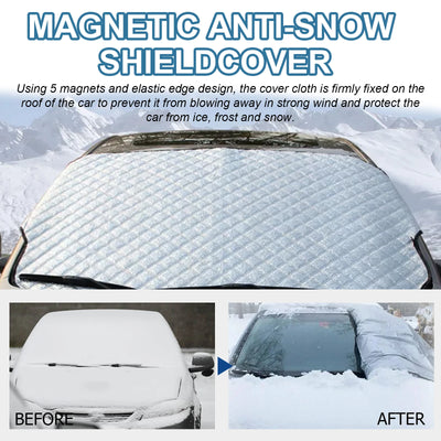 Magnetic General Car Snow Cover Windshield Snow Cover Winter Front Windscreen Anti-ice Cover for SUV Sedan Frost Protector