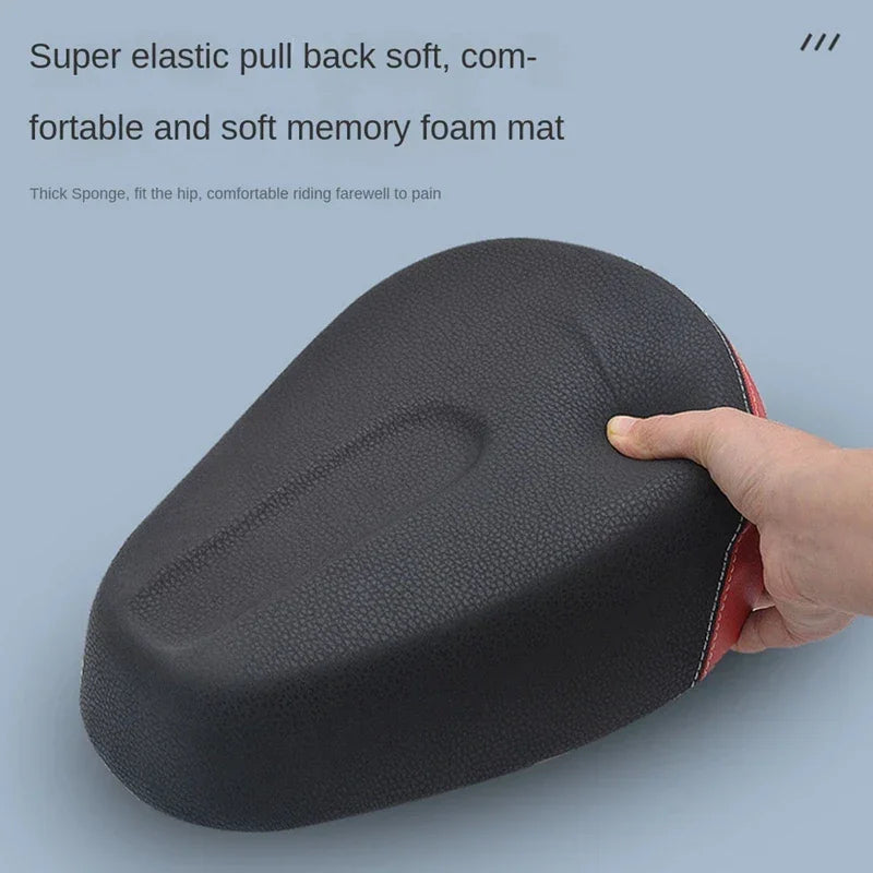 E-Bike Saddle Widen Four-Spring MTB Bike Saddles Soft Pad Electric Bikes Tricycle Scooter Seat Cycling Parts