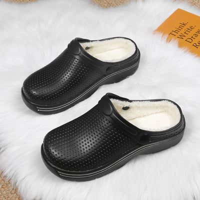 Men Slippers Winter Plush Warm Furry Slipper Couples Shoes Indoor Home Cotton Shoes Casual Flip-flops Slides Women's Slippers