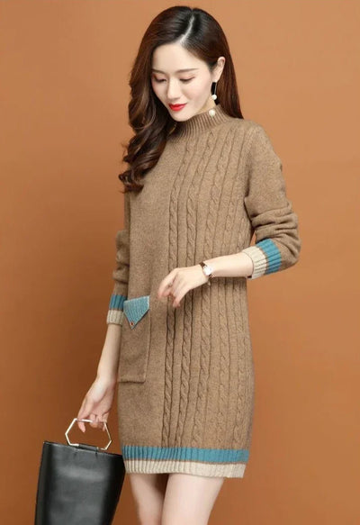 Woman Knitted Dress Bodycon Crochet Dresses for Women Cheap Casual Thic X Elegant Luxury Long Sleeve Aesthetic Sensual Sexy Xxl