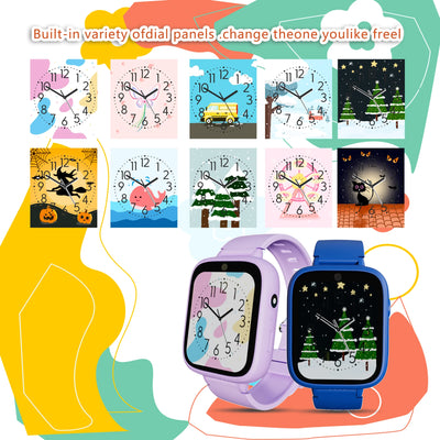 Smart Watch for Kids With 5 Games Alarm Clock Touchscreen Calendaring Camera Music Player Time Display Video & Audio Recording