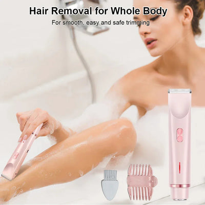 Electric Razor Woman Shaver Painless Women Mustache Epilator Leg Bikini Body Hair Trimmer For Women Facial Epilator Hair Remover