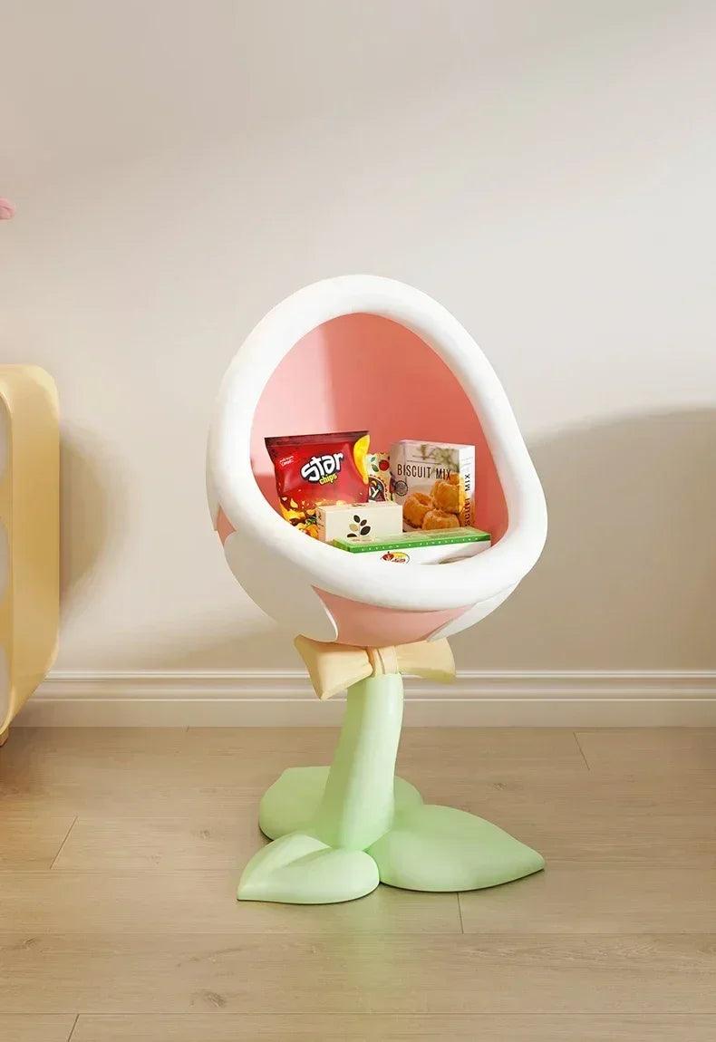 Home decor creative side table large mouth flower storage ornaments room bedside living decorative rack