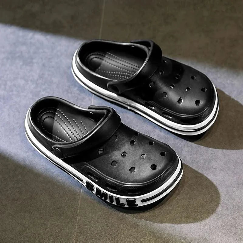 Luxury Children Clogs Girls Boy Slippers Sandals Summer Beach Indoor Slides Thick Sole Comfortable Sports Boy Shoes Slippers