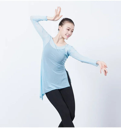 New fashion woman Classical Dancing clothes ballet Dance dress Adult Dance Practice clothes Elastic long sleeve Dance clothes