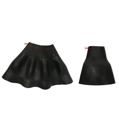 Men, three-layer waterproof, drysuit, latex neck and cuffs, same material socks