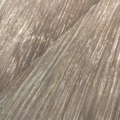 Soft Tulle Pleated Fabric Bark Wrinkle Texture By The Meter for Wedding Decoration Clothes Sewing Anti-wrinkle Cloth Glossy Gray