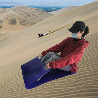 Portable Foldable Snowboards with Handles Pad Winter Snow Sled Skiing Board for Children Adult Sledge Snow Ski Snowboard Gift