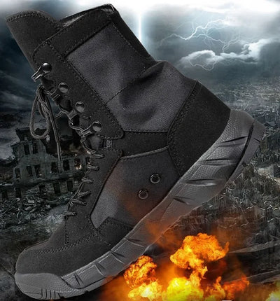 Outdoor Climbing Training Water Resistant High Shoes Hunting Hiking Tactical Boots Men Women Hunting Hiking Desert  Boot