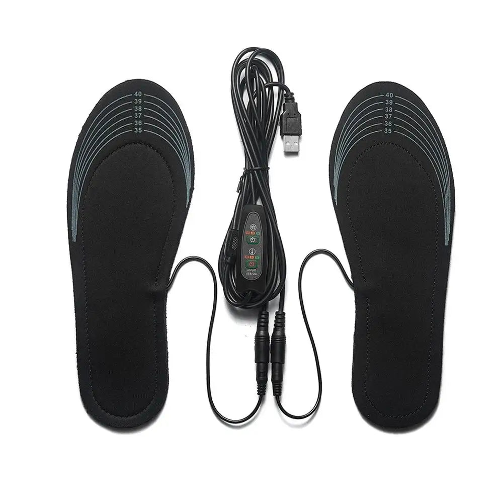 Winter Electric Foot Heating Pad USB Charging Washable Soft Plush Foot Heater Home Office Foot Warming Mat Keep Warm Tools