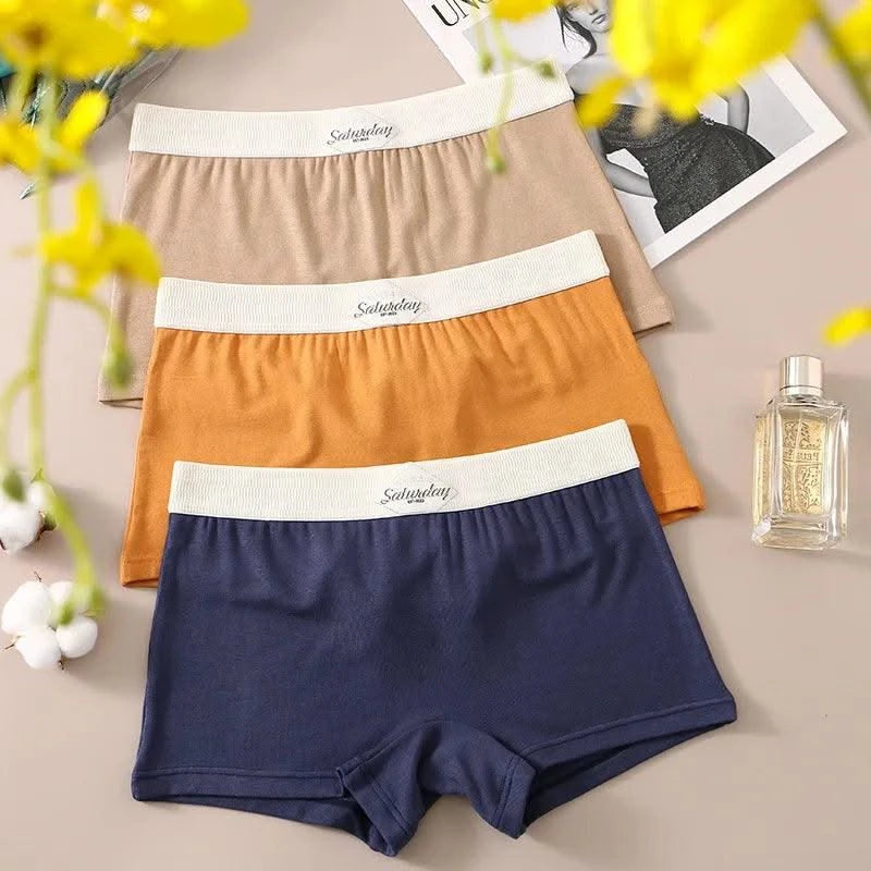 Women Boxers Underwear Mid-rise Ladies Safety Short Pants Female Seamless Underpants Breathable Boyshorts Sexy Panties Lingerie