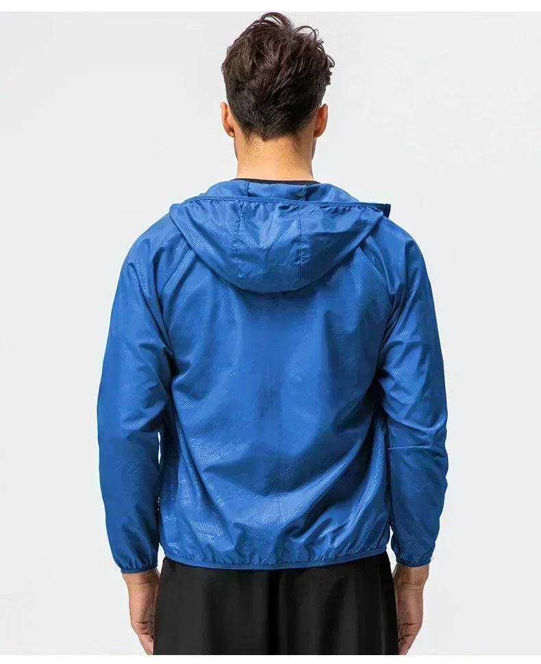 Spring windbreaker jackets for men women coat sun protection quick dry waterproof rain jacket